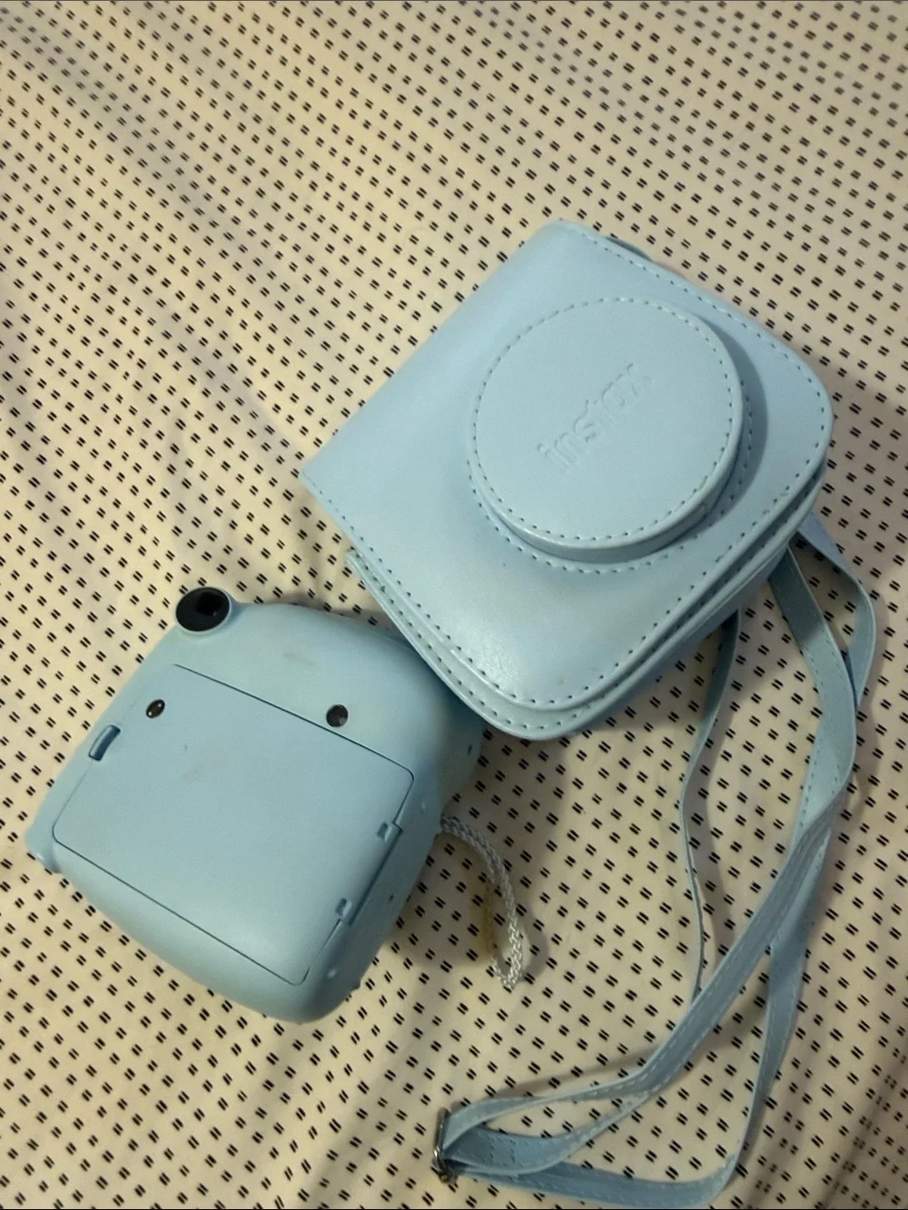 Fujifilm Instax Mini 7+ Camera and Case